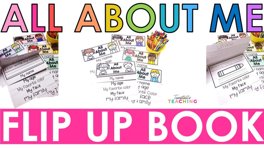 All About Me Flip Book for Back to School