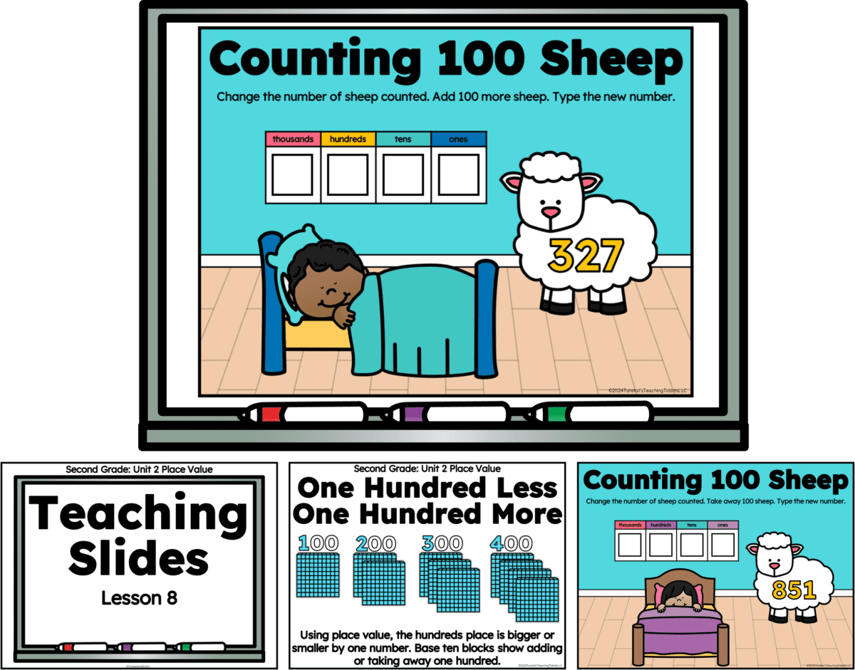 teaching slides with Effective and Fun place value activities