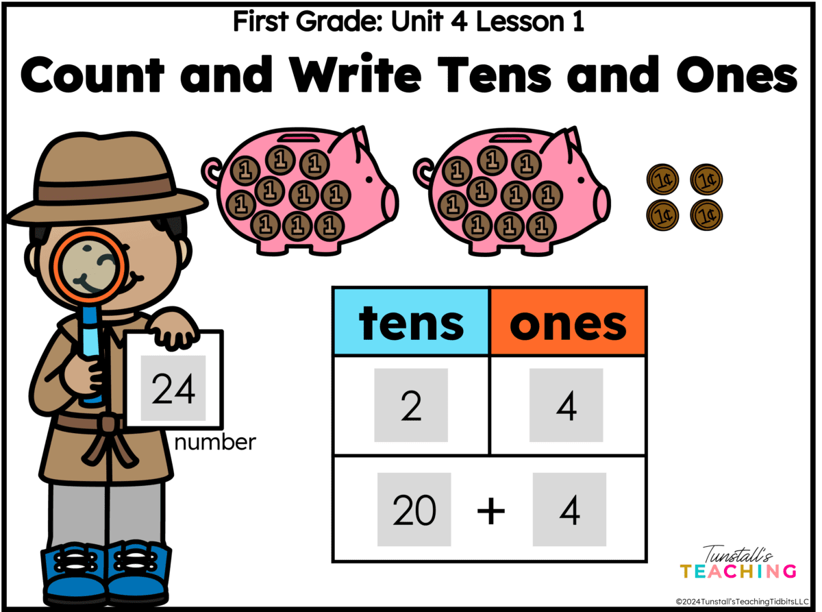 Counting sets of tens and ones foundations of numbers to 50 