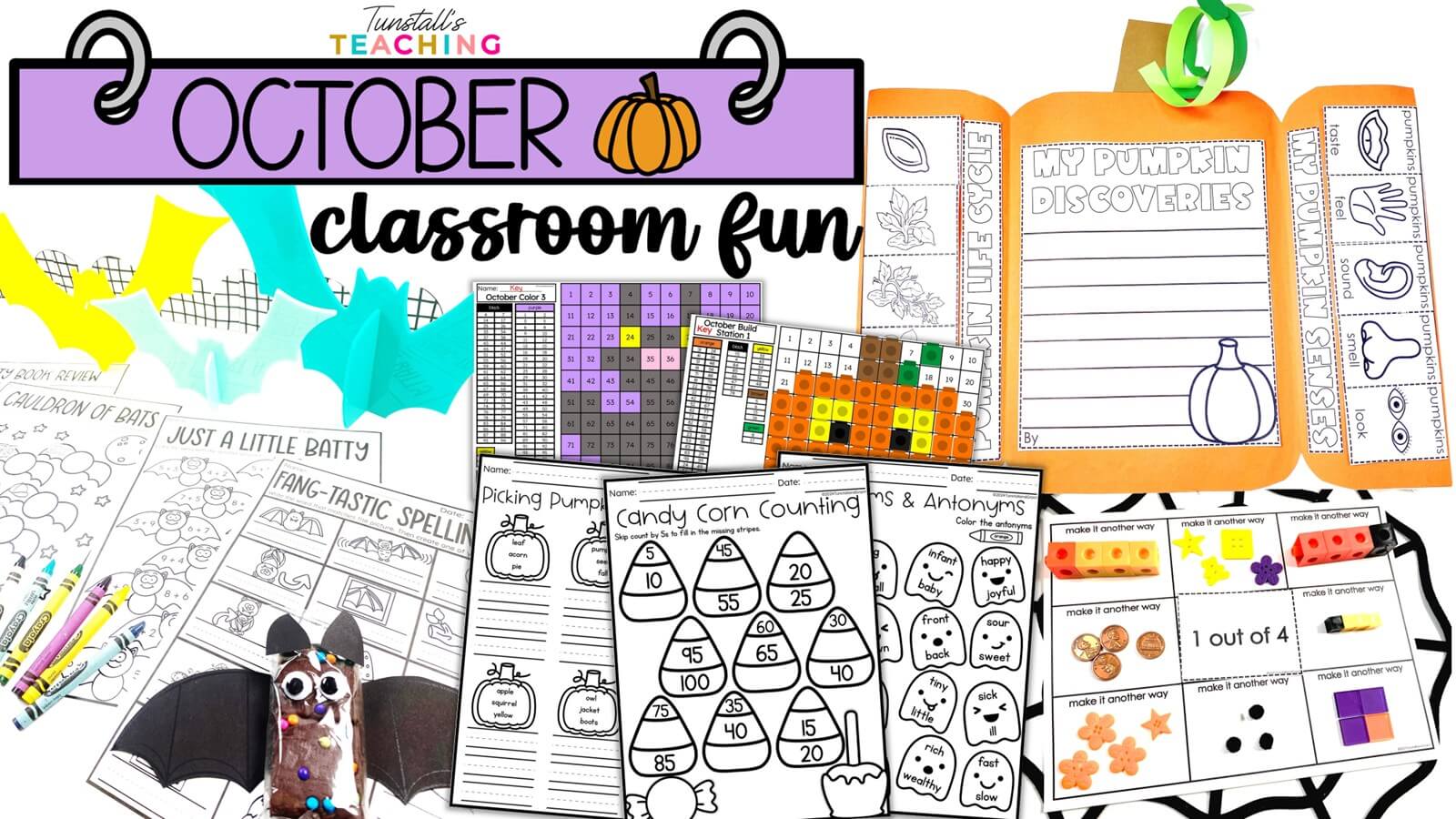 October Classroom Fun: Spooky, Math, & Fall-Themed Resources