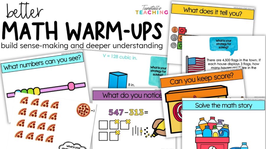 Better Math Warm-Ups: Build Sense-Making and Deeper Understanding