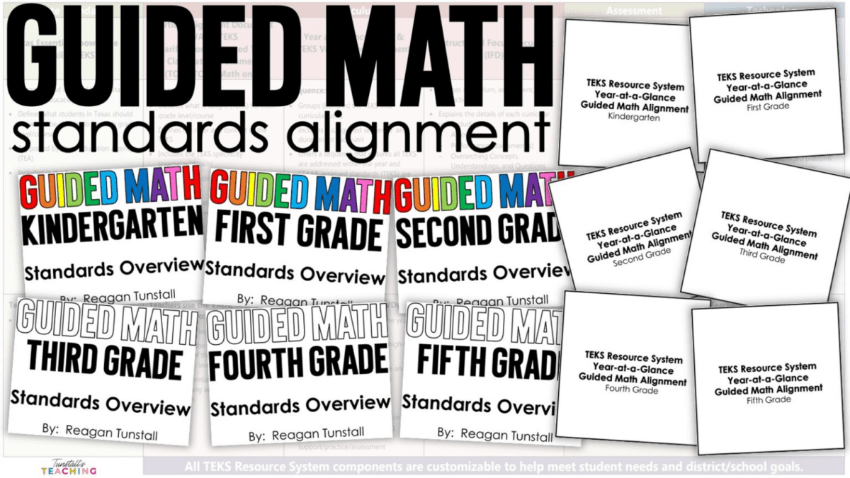 Guided Math Standards Alignment Documents