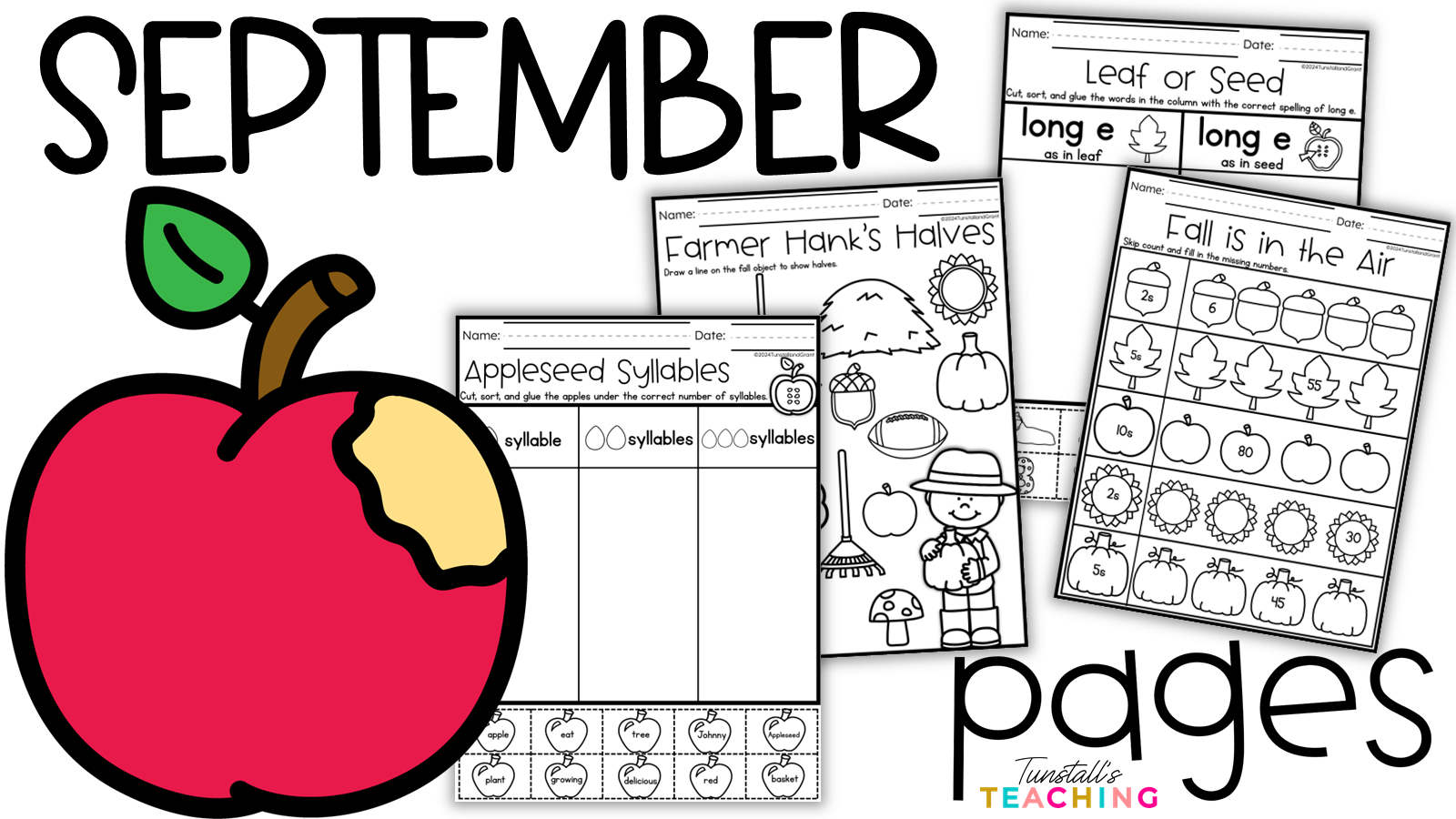 September Monthly Pages