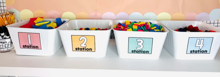 Easy back to school centers