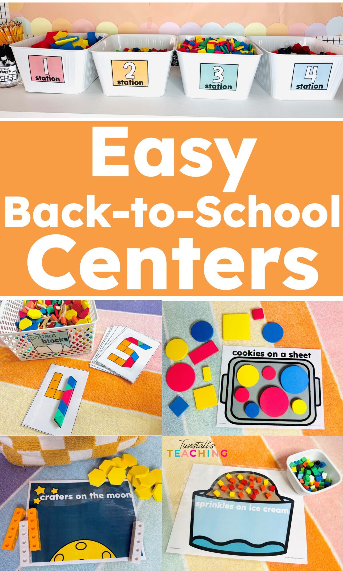 free back to school centers building math community