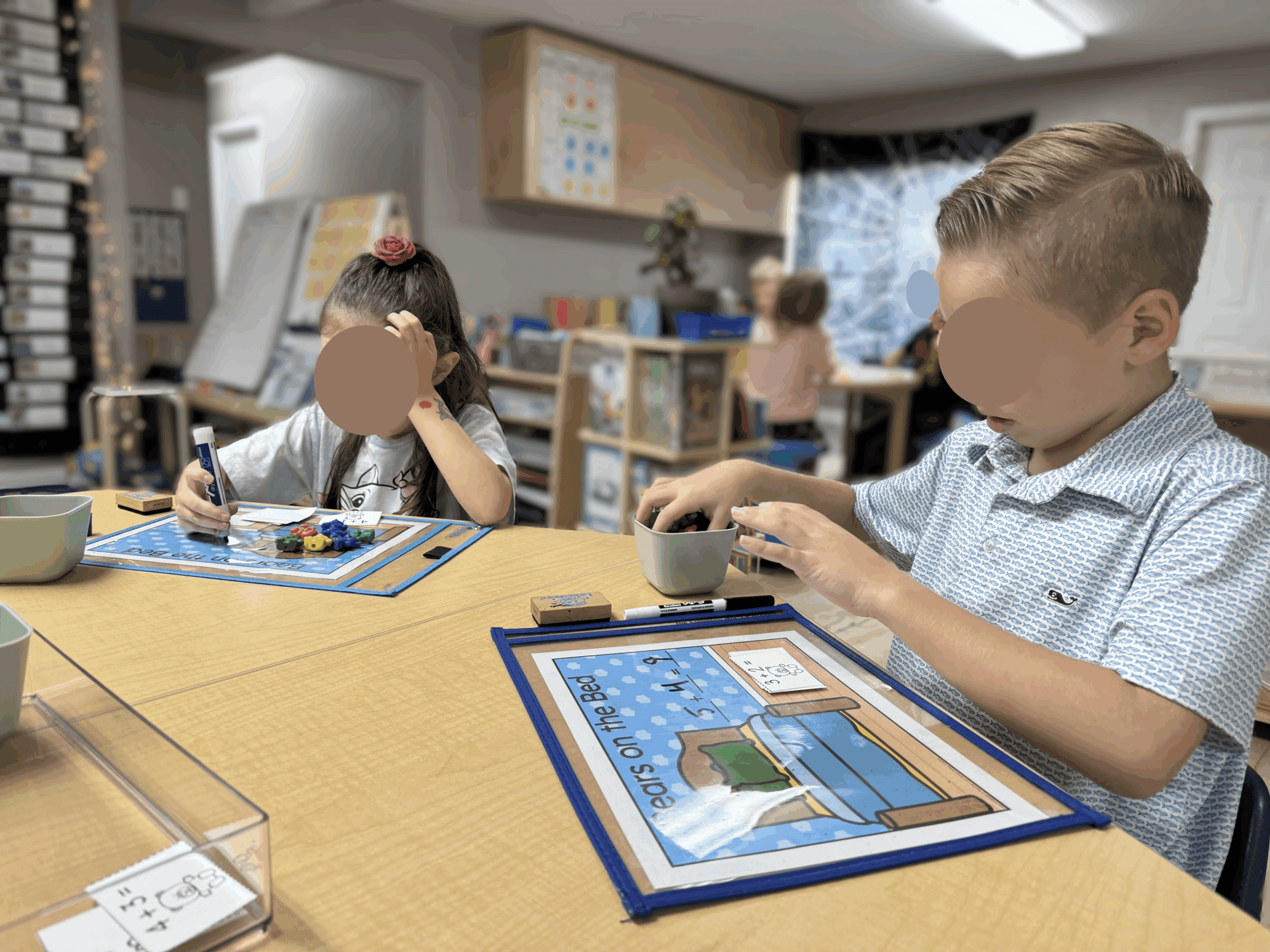Hands-On Addition to 10 Activity