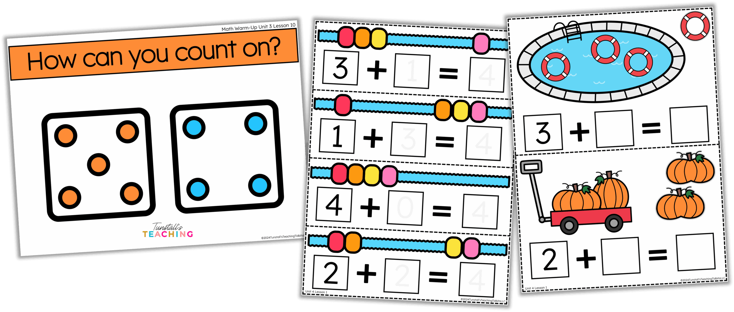 Total Math Kindergarten Unit 4 addition
