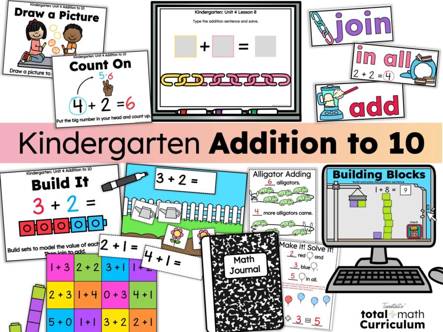 add within 10 in kindergarten