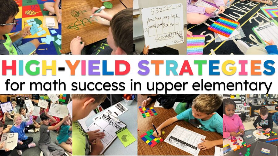 high-yield strategies for math success in upper elementary