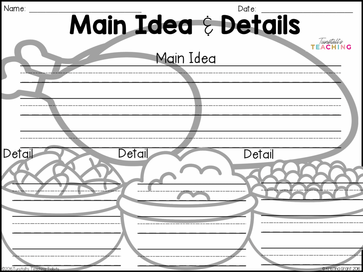 Main Idea and Details