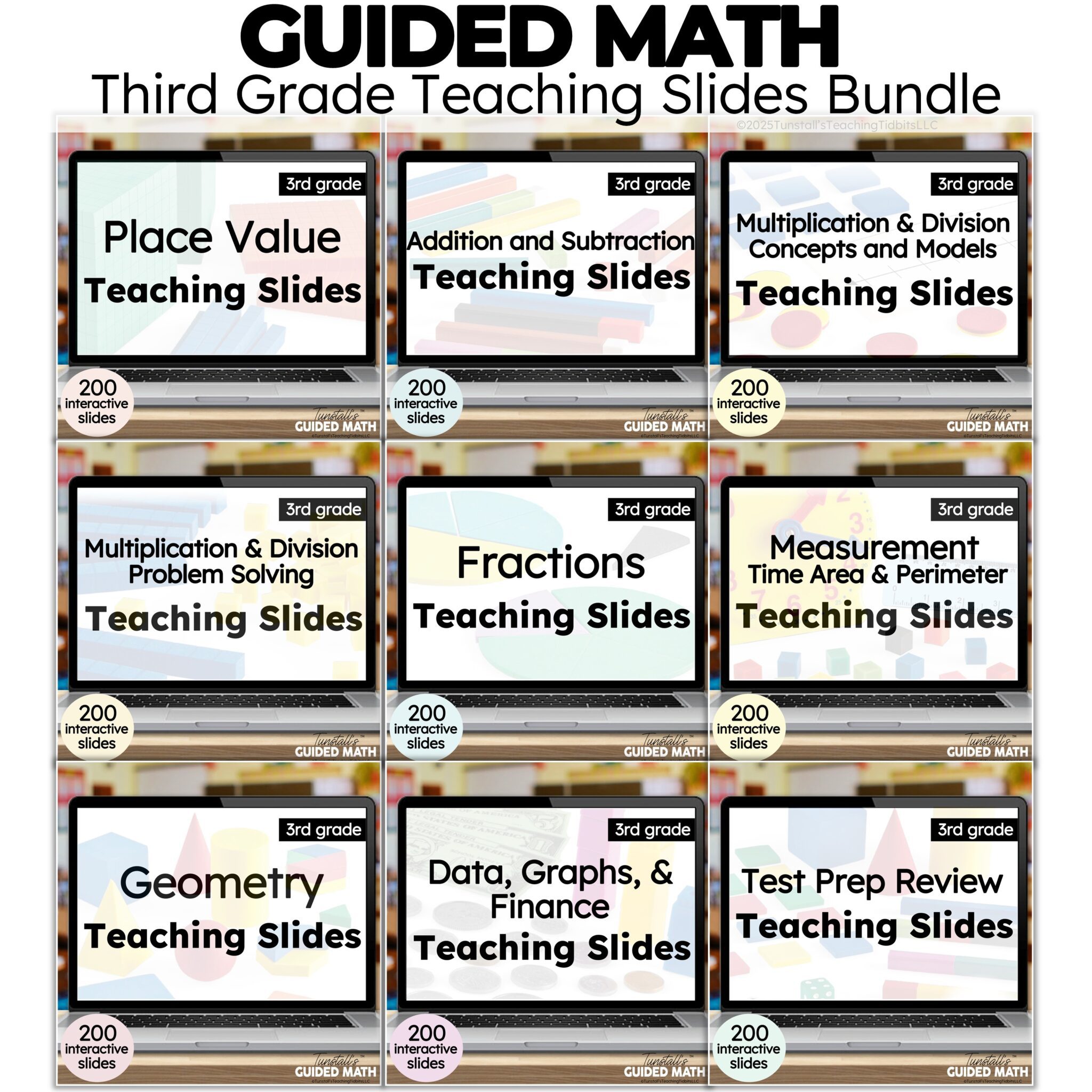 Interactive Math Teaching Slides for Grades 3–5 | Guided Math ...