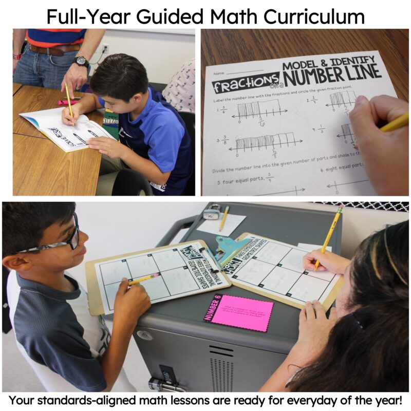 4th grade guided math lessons