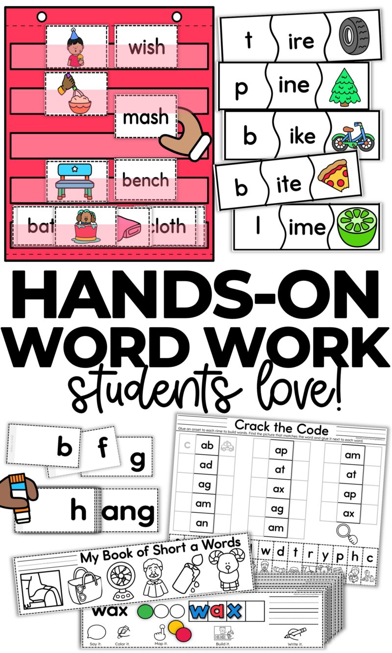 Hands-On Word Work Students Love