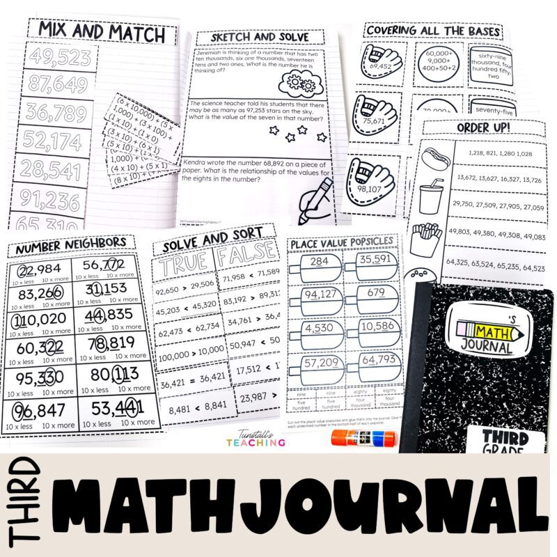 3rd Grade Math Journals