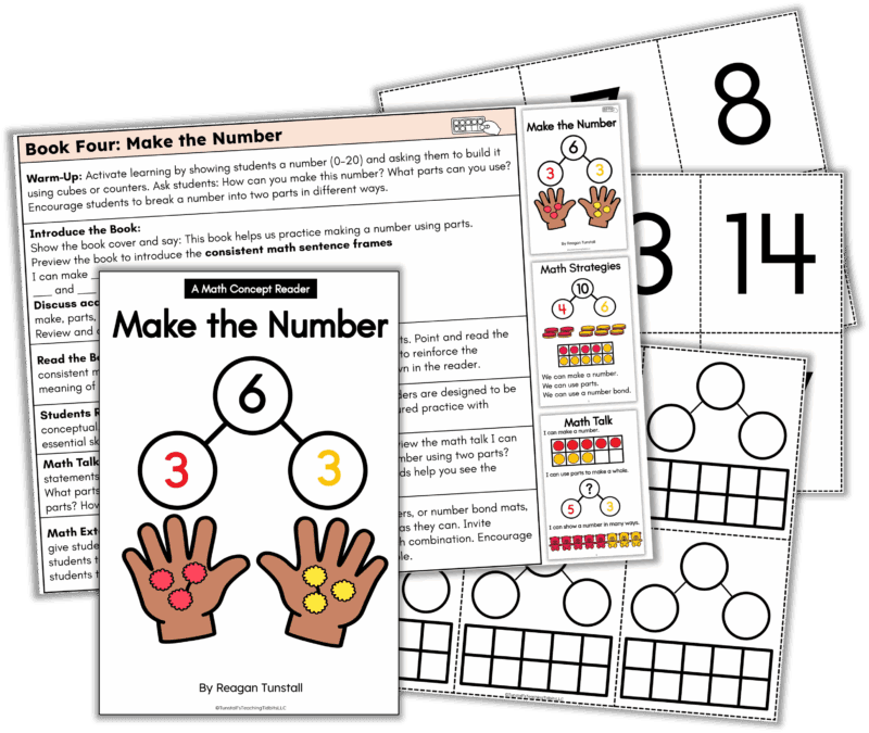 Reader, book guide, math pages