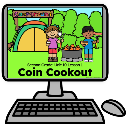 Math on Technology for Second Grade Total Math Money