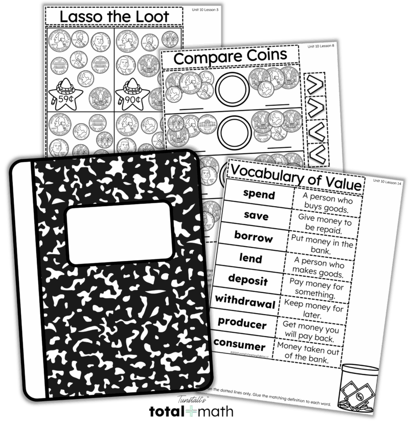 Learning Log for Second Grade Coins, Money, and Finance Total Math Tunstall's Teaching