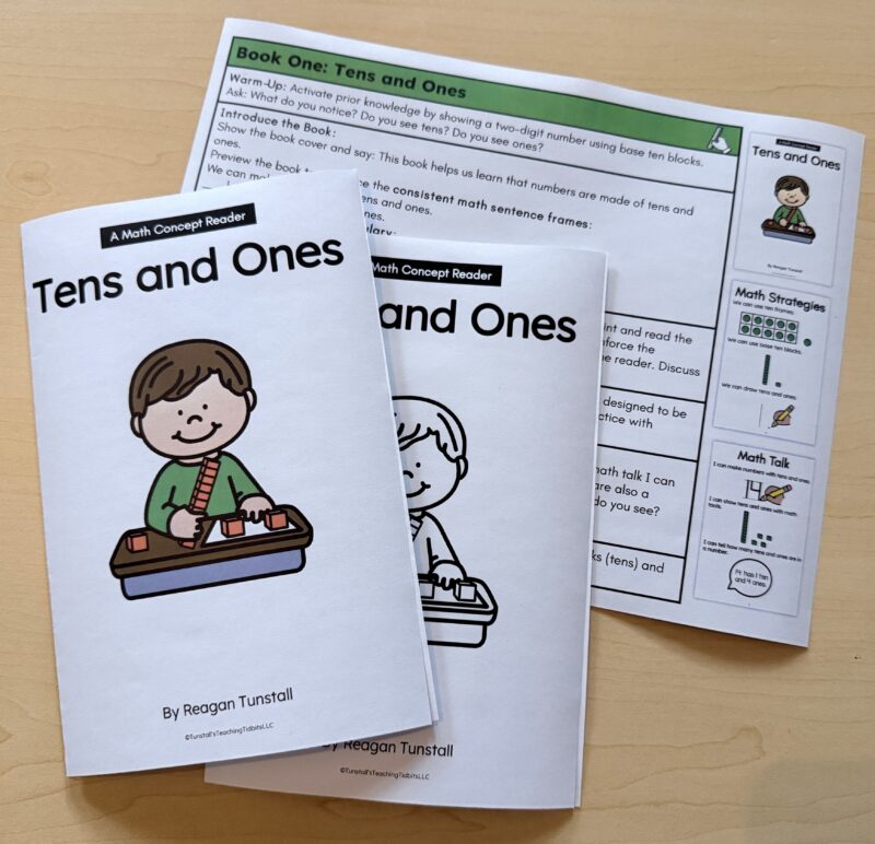 Tens and Ones Ten More Ten Less Math Concept Readers for K-1