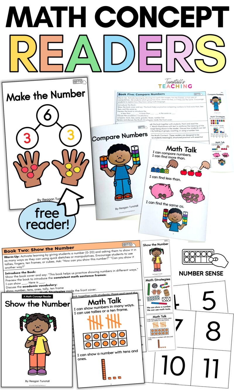 Make the Number Free Math Reader for Number sense