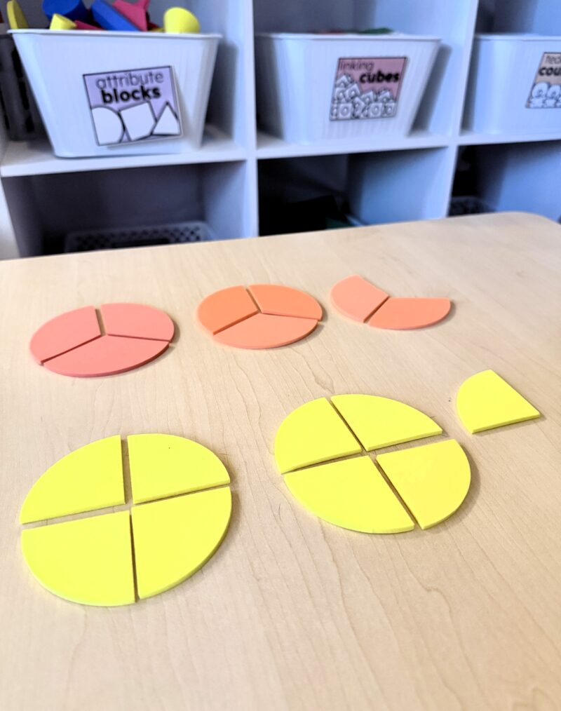 Counting fractions beyond one whole in second grade using fraction pieces