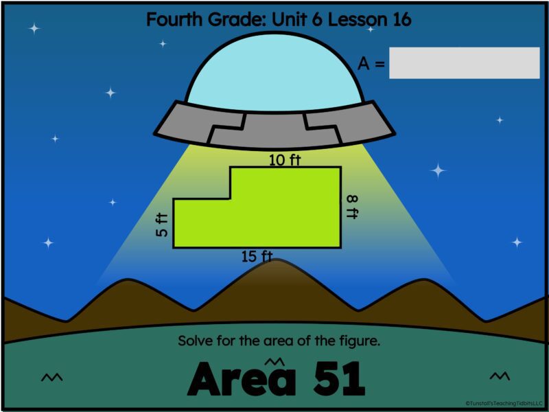 fourth grade area 51 teaching slide