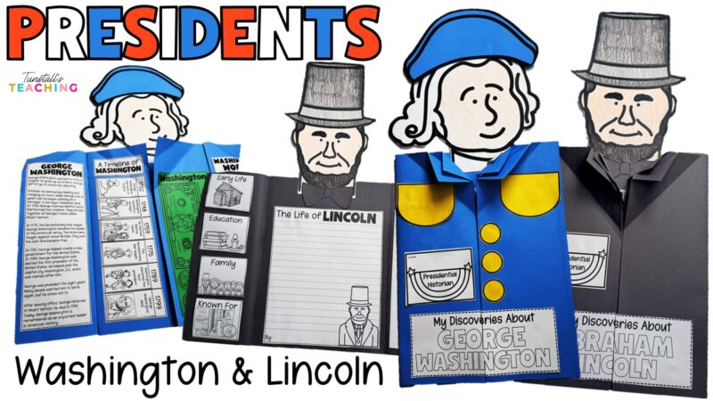 Presidents Day Activities for elementary students