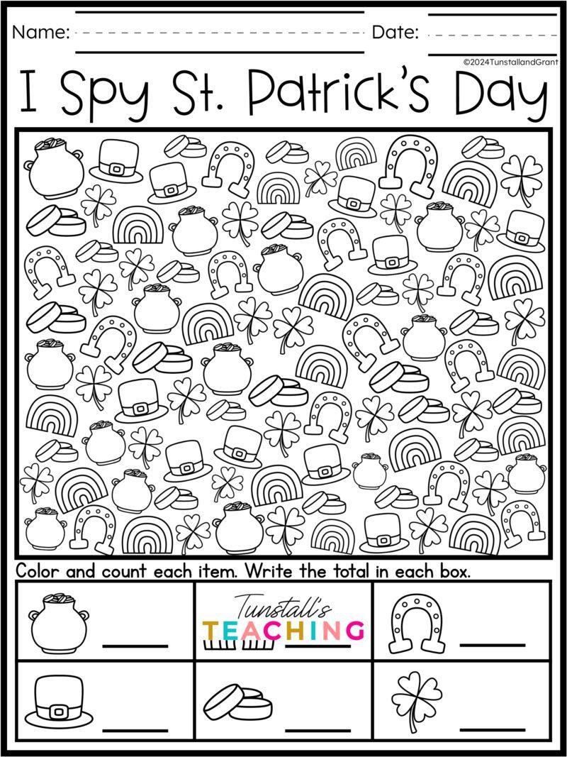 I spy St. Patrick's Day