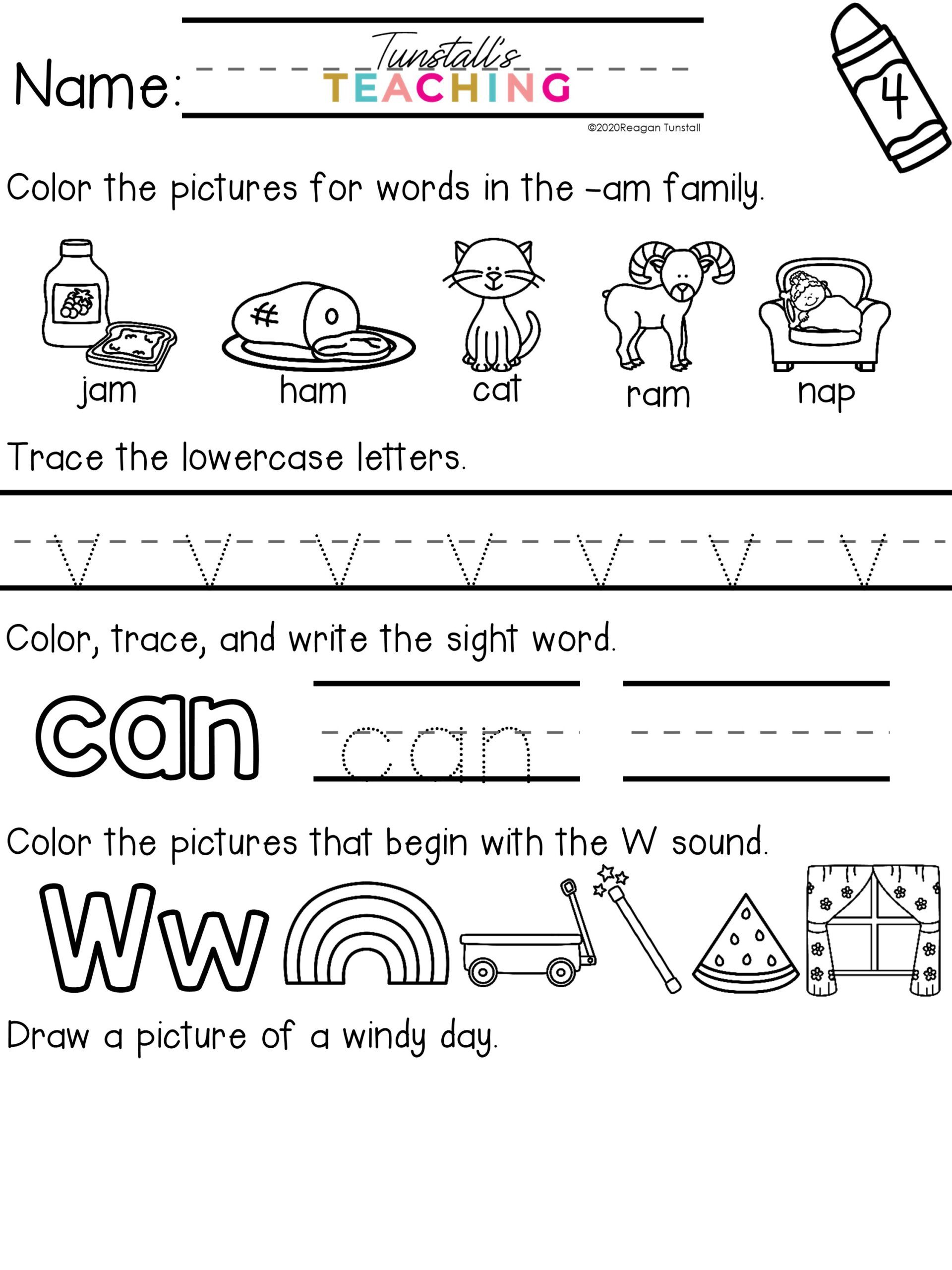 Daily Math and Daily Language Spiral Review for K 3 Morning Work