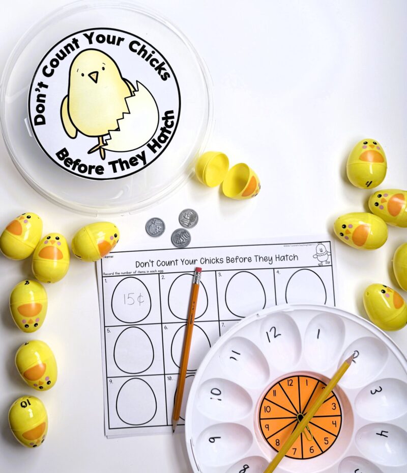 Don't Count Your Chicks Before They Hatch Dollar Tree Materials Hands-On Game