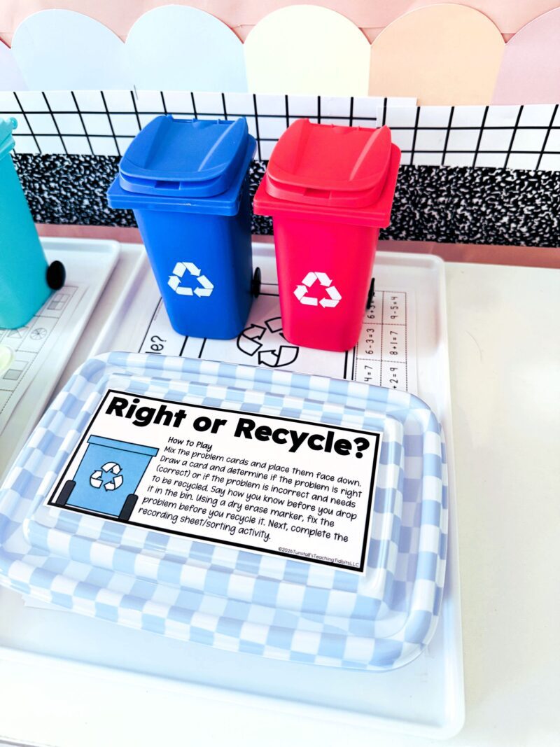 Right or Recycle? Sorting hands on center