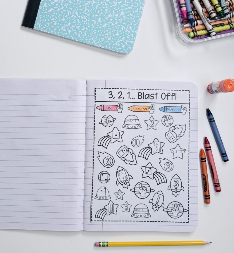 Free sample kindergarten math journal