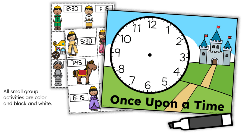 telling time small group lessons
