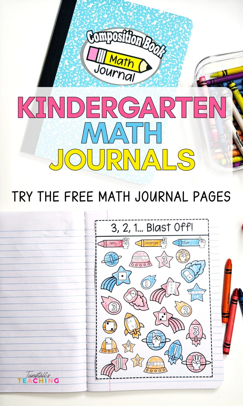 Kindergarten Math Journals for Number Sense and Math Centers