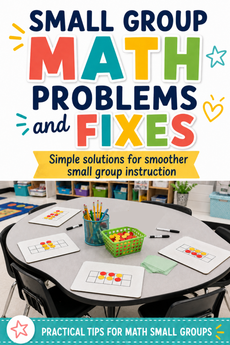 Small Group Math Problems and Fixes