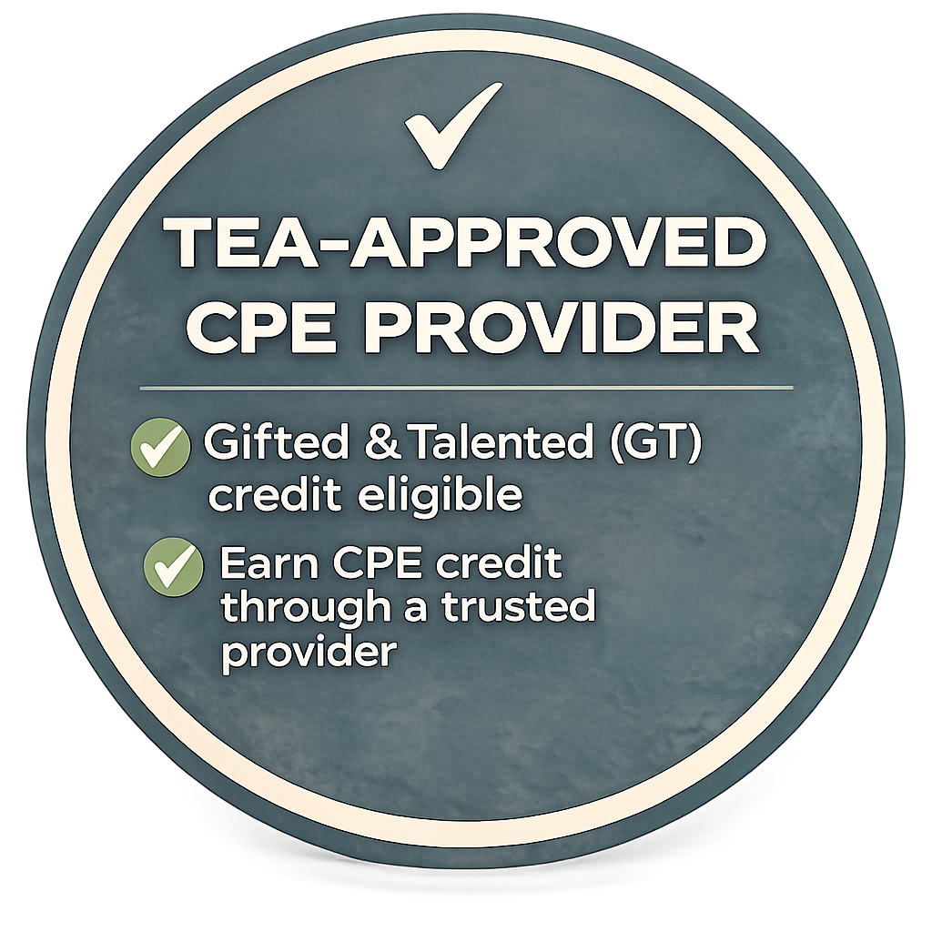 TEA-Approved CPE provider
