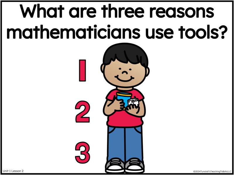 What are three reasons mathematicians use tools?